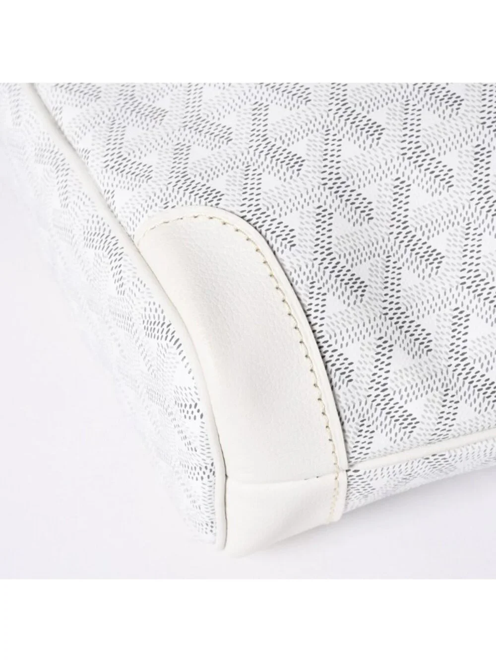 Goyard Limited Handbag Beluga Mini Orange Leather White